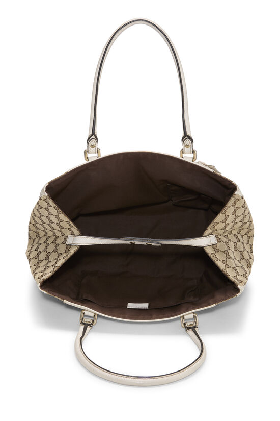 White Original GG Canvas Trophy Handbag, , large image number 3