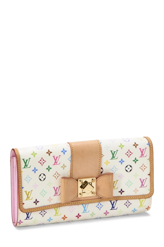 Takashi Murakami x Louis Vuitton White Monogram Multicolore Sarah Noeud, , large image number 1
