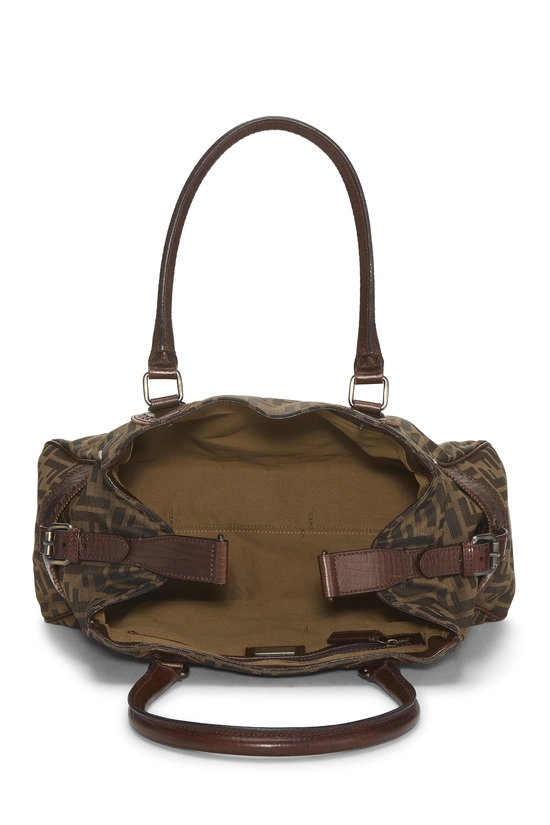 Brown Zucca Canvas Bag Du Jour Medium, , large image number 5
