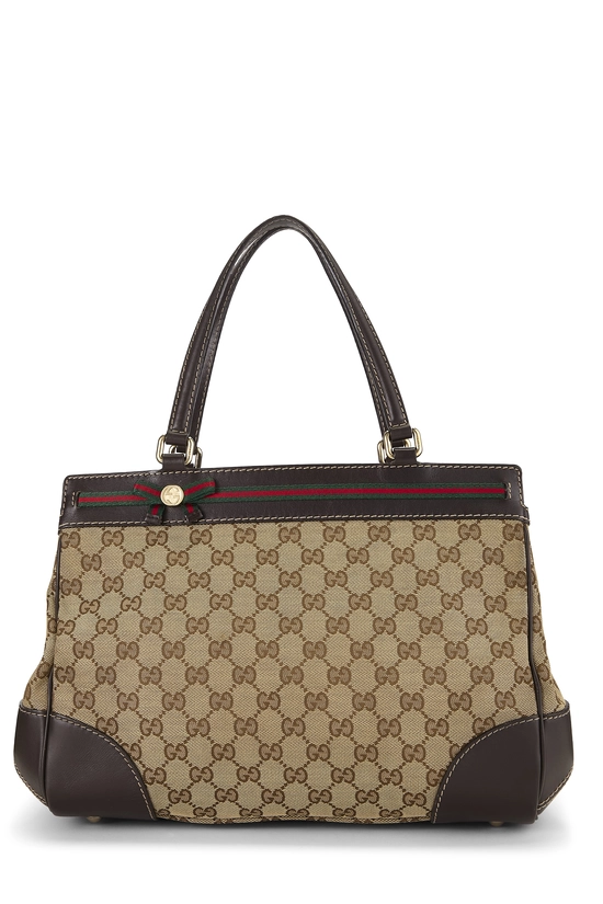 Brown GG Canvas Mayfair Double Tote, , large image number 0