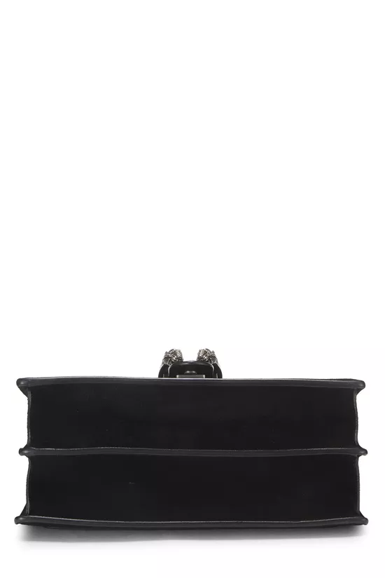 Black Suede Dionysus Shoulder Bag Medium, , large image number 4