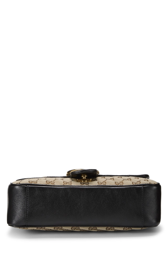 Black Original GG Canvas Marmont Shoulder Bag Small, , large image number 4