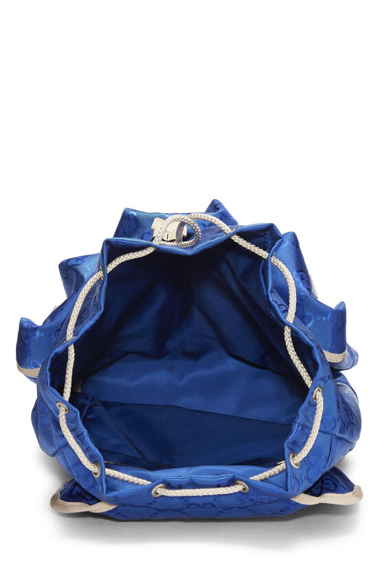 Blue GG Nylon Off The Grid Backpack, , large image number 5