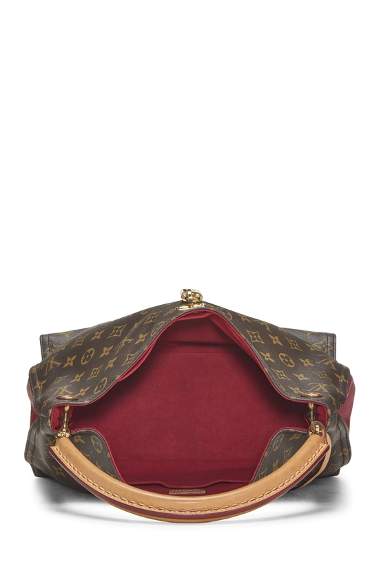 Red Monogram Canvas Gaia, , large image number 5