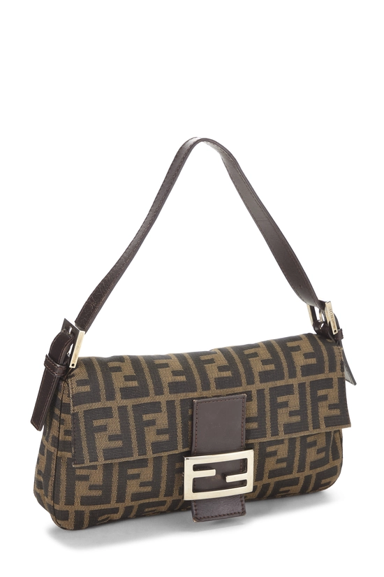 Brown Zucca Canvas Baguette, , large image number 1