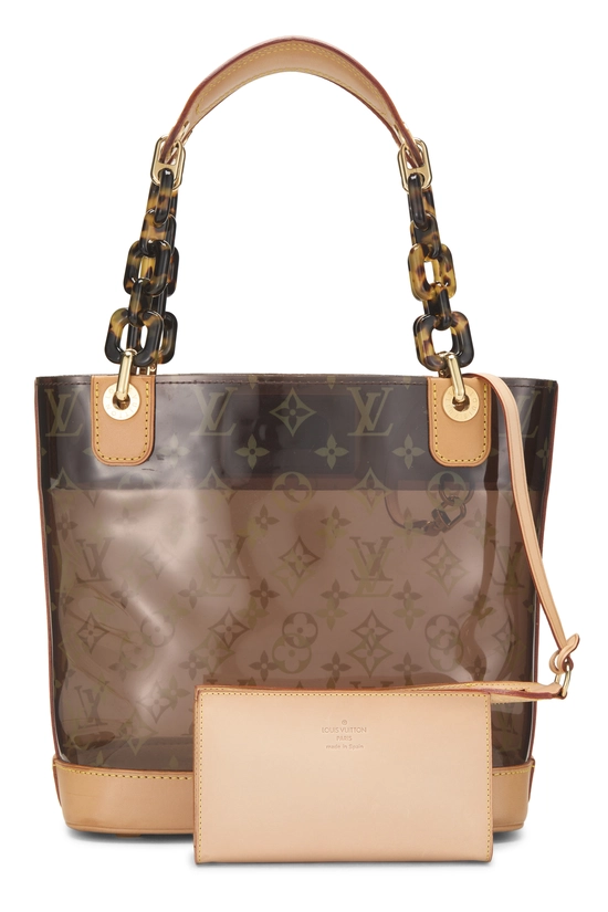 Brown Monogram Ambre Vinyl Cabas PM, , large image number 3