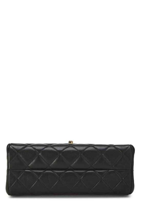 Black Quilted Lambskin Envelope Flap Medium, , large image number 4