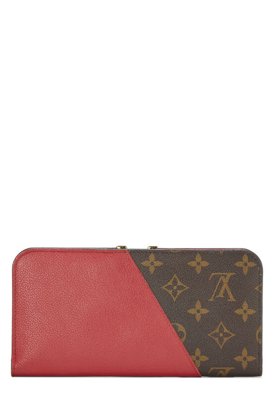Louis Vuitton Monogram Canvas Cerise Leather Kimono Wallet
