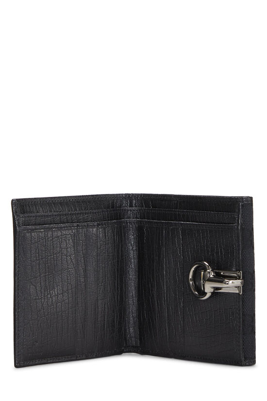 Black Canvas Bifold Wallet, , large image number 3
