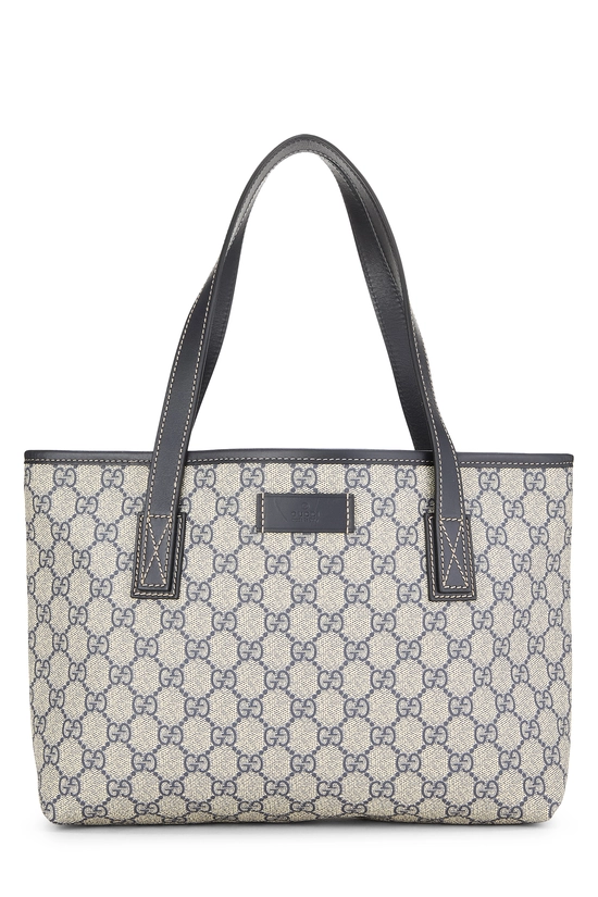 Navy GG Supreme Canvas Tote, , large image number 0