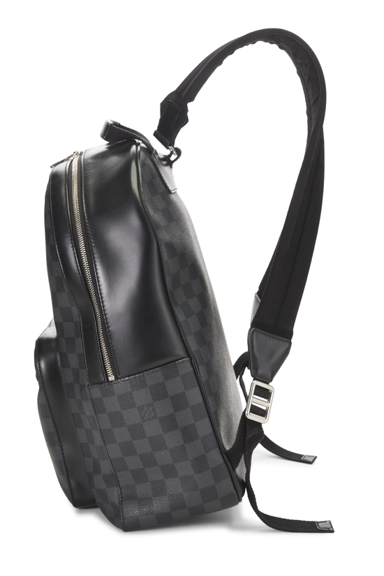 Black Damier Graphite Josh Backpack, , large image number 2