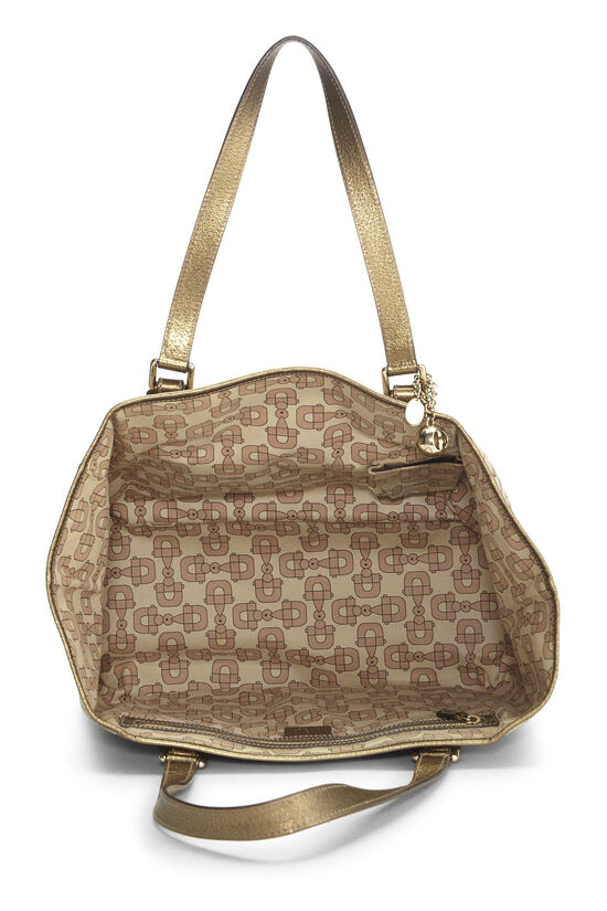 Gold GG Canvas Jolicoeur Tote Large, , large image number 5