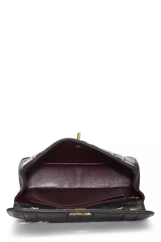 Black Lambskin Vertical Flap Small, , large image number 5