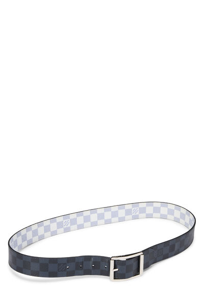 Damier Cobalt Reverso Belt 100, , large