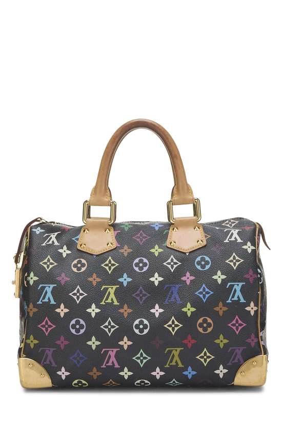 Takashi Murakami x Louis Vuitton Black Monogram Multicolore Speedy 30, , large image number 1