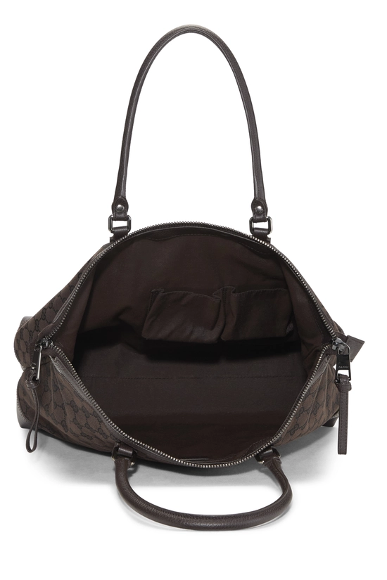 Brown GG Canvas Tote, , large image number 5