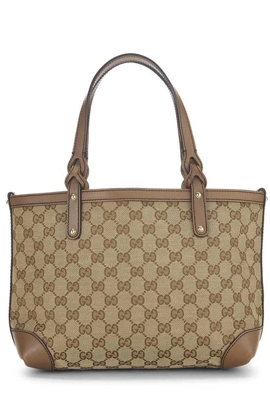 Brown Original GG Canvas Craft Tote Small, , large image number 0
