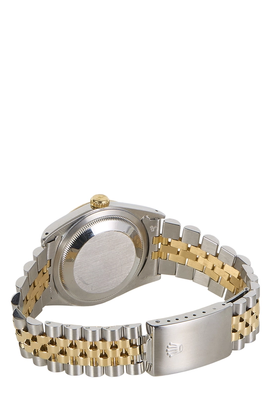 Silver Roman Numeral Dial 18K Gold Datejust 16233 36mm, , large image number 3