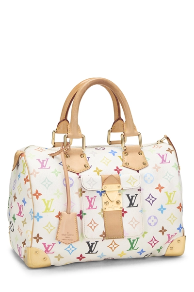 Takashi Murakami x Louis Vuitton White Monogram Multicolore Speedy 30, , large