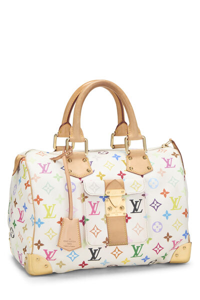 Takashi Murakami x Louis Vuitton White Monogram Multicolore Speedy 30, , large