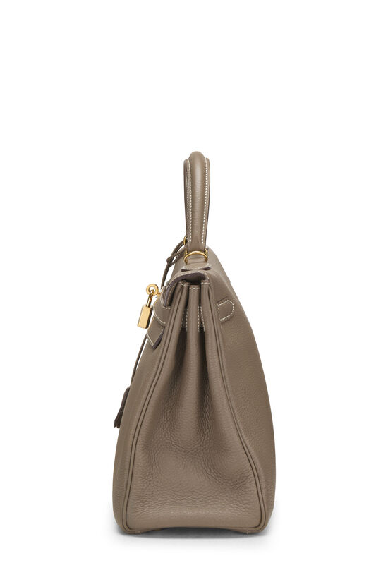 Etoupe Togo Kelly Retourne 32, , large image number 2