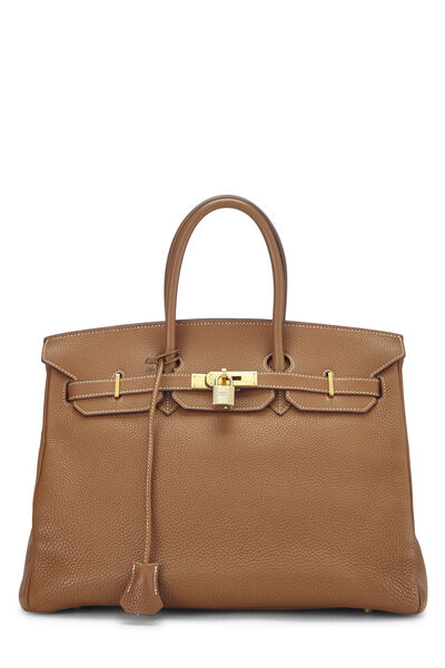 Gold Togo Birkin 35