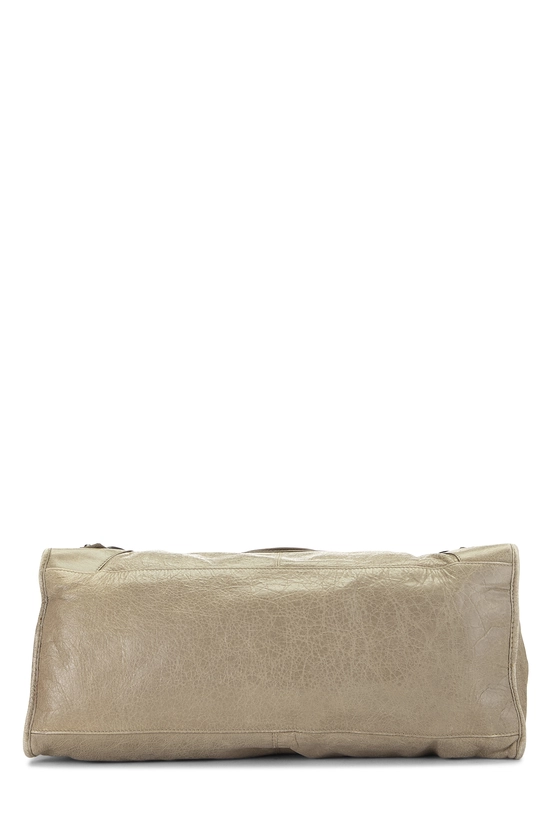 Grey Agneau Classic Part Time Handbag, , large image number 4