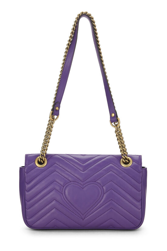 Purple GG Marmont Shoulder Bag Small, , large image number 3