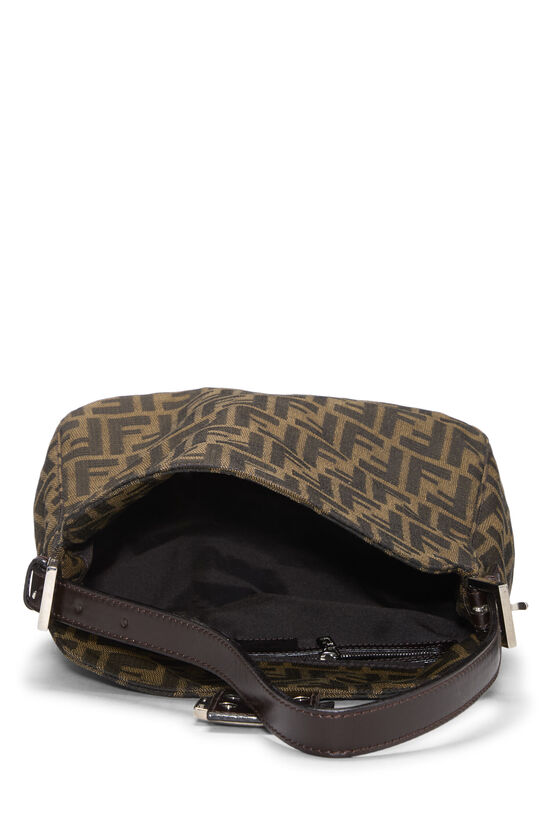 Brown Zucca Canvas Shoulder Bag, , large image number 5