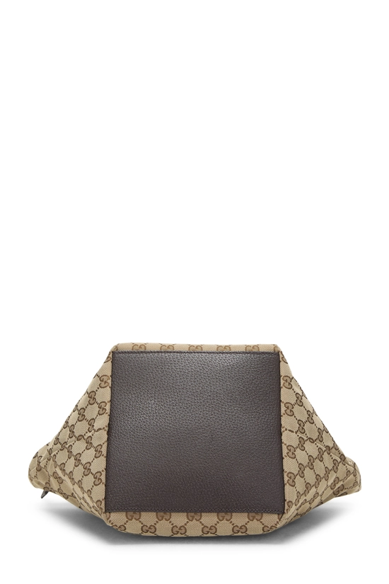 Original GG Canvas Soft Zip Tote, , large image number 4