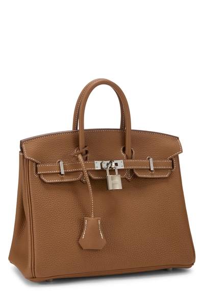 Gold Togo Birkin 25, , large