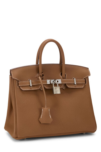 Gold Togo Birkin 25, , large