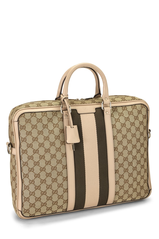 Original GG Canvas Web Briefcase, , large image number 1