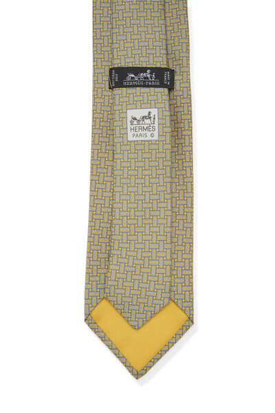 Yellow Silk Tie, , large