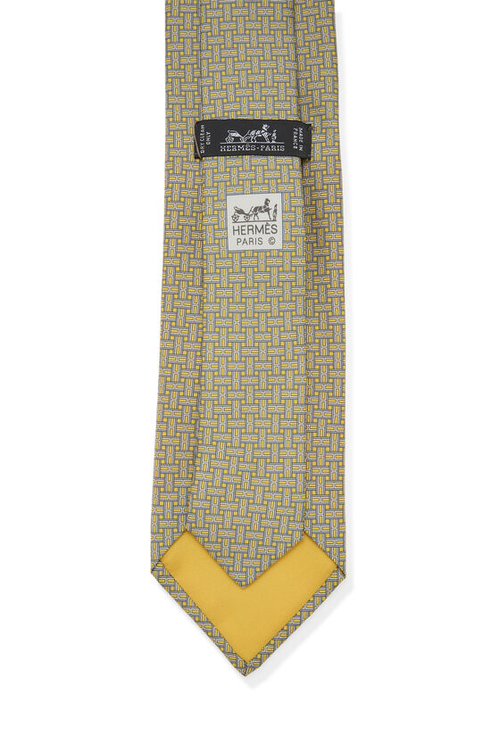 Yellow Silk Tie, , large image number 1