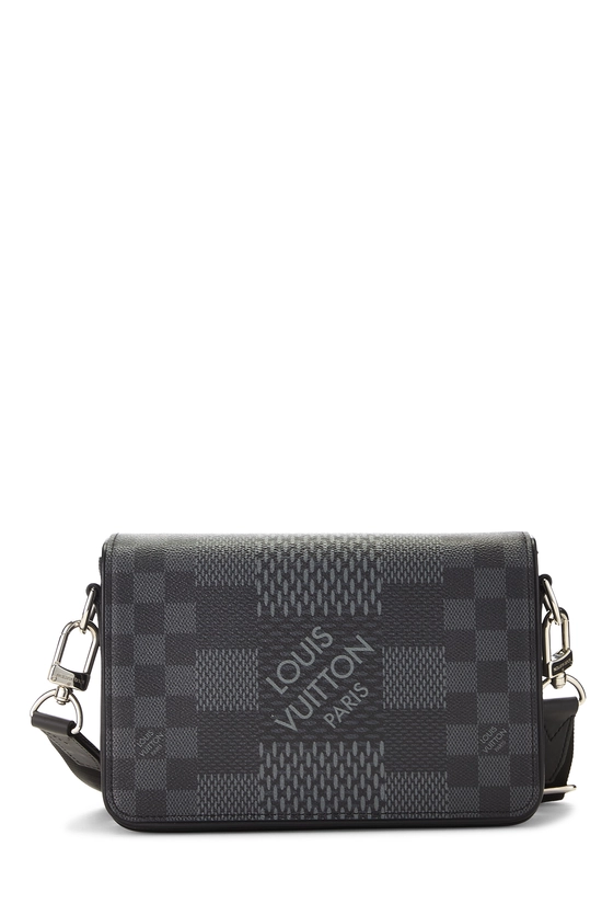 Damier Graphite 3D Studio Messenger, , large image number 0