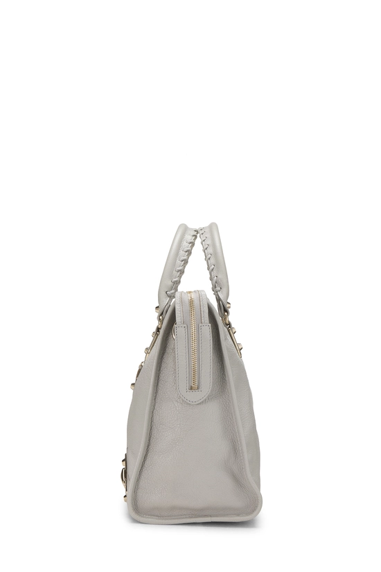 Grey Chevre Metallic Edge Classic City Bag, , large image number 2