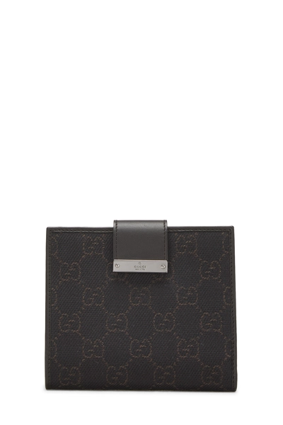 Brown GG Canvas Compact Wallet