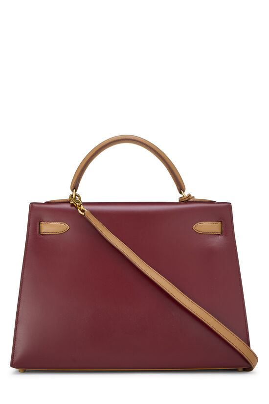 Tricolor Rouge Vif, Rouge H, and Natural Box Kelly Sellier 32, , large image number 3