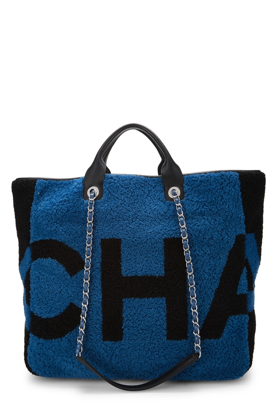 Blue Shearling Deauville Large, , large image number 0