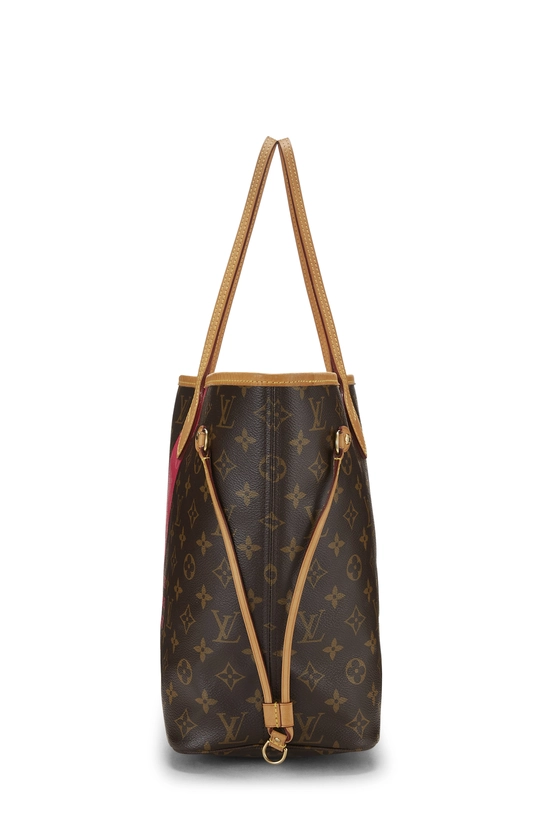 Pink Monogram V Neverfull MM, , large image number 2
