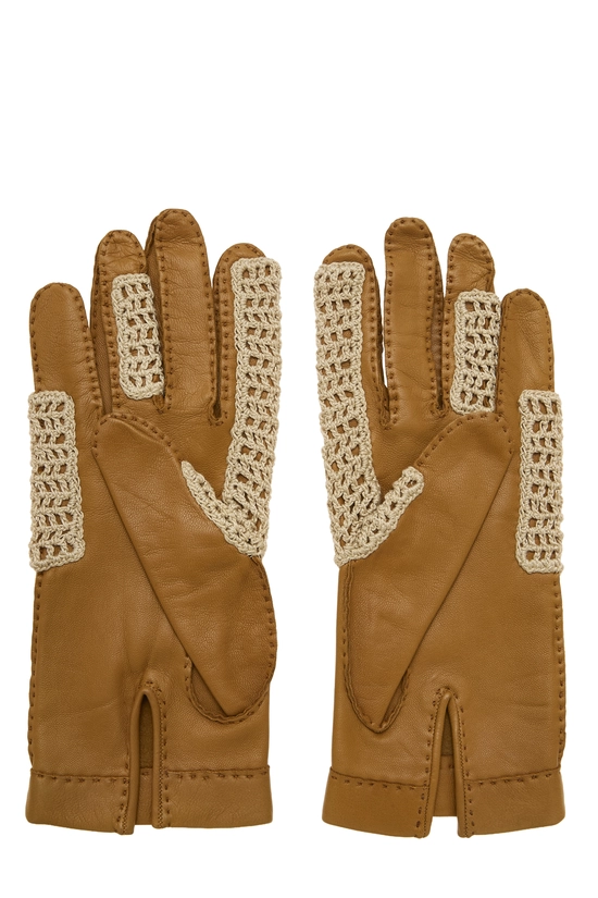 Brown Lambskin Gloves, , large image number 1