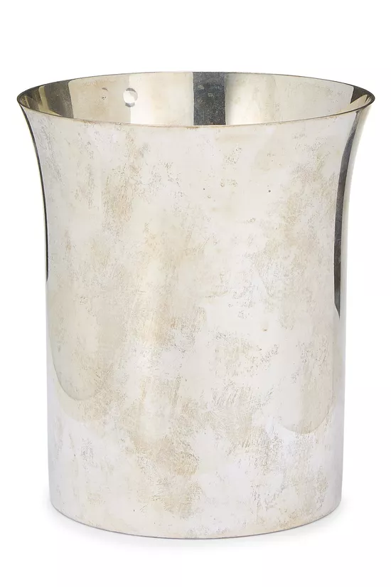 Silver Plated Circular Vase, , large image number 0