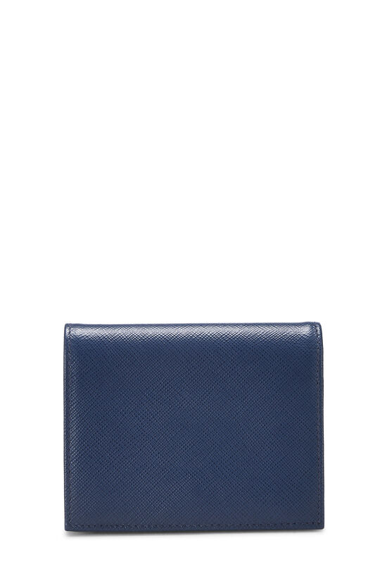 Blue Saffiano Compact Wallet, , large image number 2