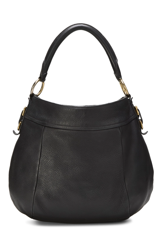 Black Vitello Daino Hobo, , large image number 3