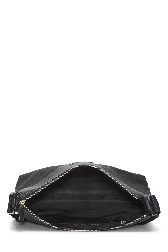 Black Trotter Canvas Street Chic Shoulder Bag, , large image number 5