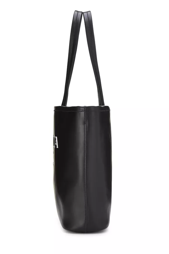 Black Calfskin Logo Tote Small, , large image number 2