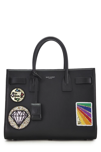 Black Leather Classic Sac de Jour Baby