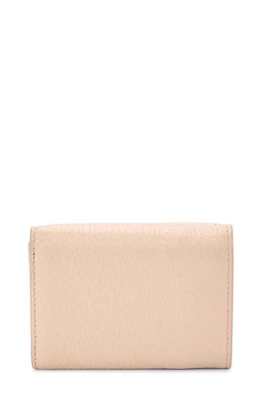 Pink Vitello Daino Compact Wallet, , large image number 2
