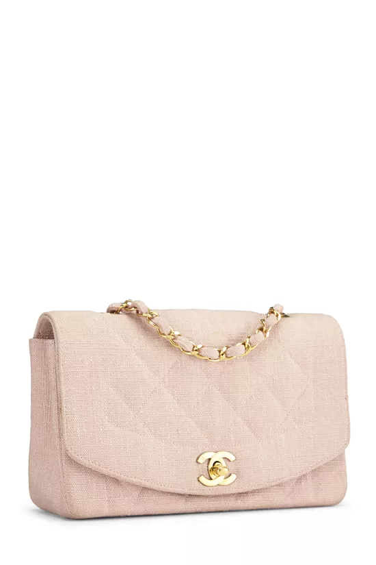 Pink Linen Diana Flap Small, , large image number 1